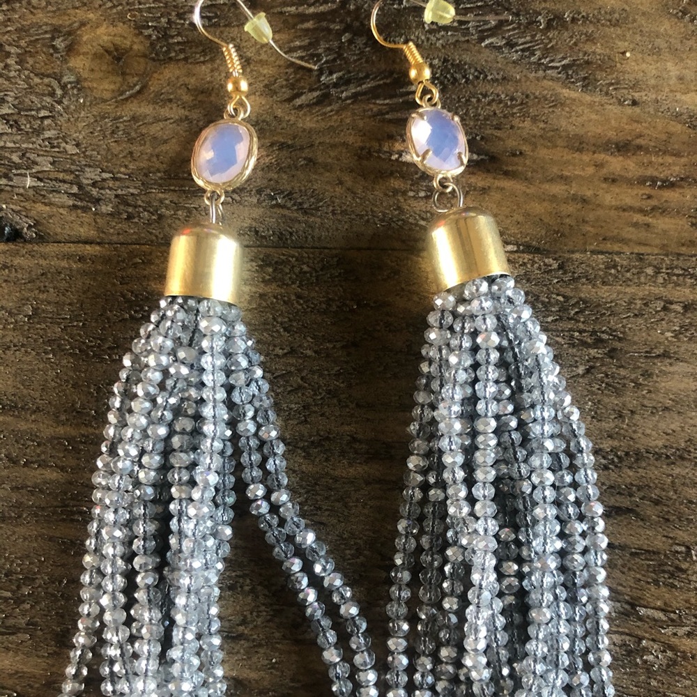 Sparkly bead earrings